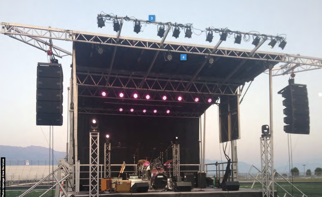 stage rental SL100 services in Phoenix, Scottsdale Arizona
