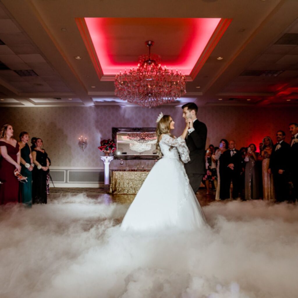 low lying fog dancing on the clouds rental wedding in Phoenix, Scottsdale Arizona