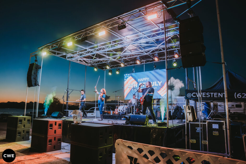stage rental services Phoenix, Scottsdale Arizona